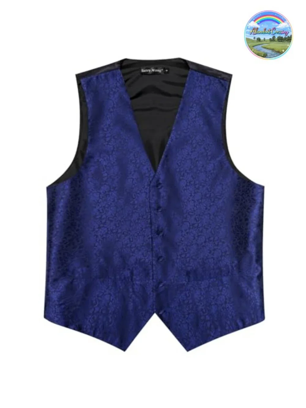 Men's 7PC Suit Vest Set Tie Bowtie Pocket Square Cufflinks Brooch Clip Formal